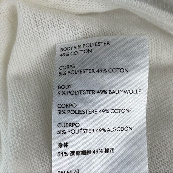 NWT Free People White T-Shirt Size XS - Picture 7 of 7